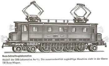 Buco Schnellzuglokomotive